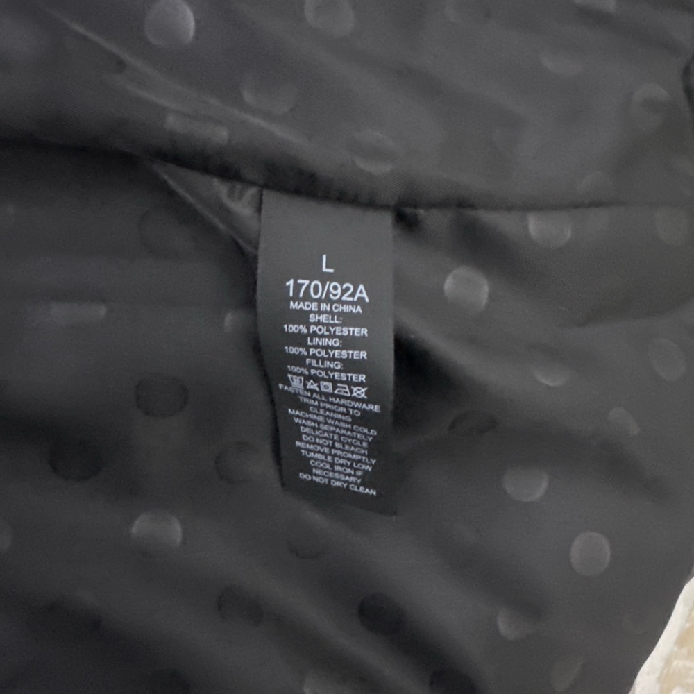 Black Quilted Jacket from Kate Spade Size Large - Picture 3 of 5